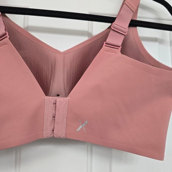 Knix Sports Bra Wireless Comfort Support Mauve Size 6 High Impact Athleisure - Picture 4 of 6